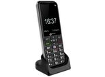 Geemarc, Telefono Senior Con Pulsante Sos Compatibile Con Gli Apparecchi Acustici, Nero