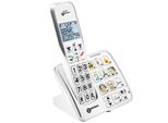 Geemarc, Telefono Per Anziani Con Tasti Fotografici E Suono Amplificato Amplidect 595 Photo, Bianco