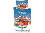 Paw Patrol Biancheria Da Letto In Cotone Per Bambini 140X200 + 70X90 Natale