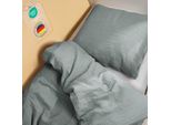 Biancheria Da Letto Per Bambini Laleni 200X135 Cm E 80X80 Cm In Cotone, Mussola In Blu