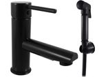 Miscelatore Per Bidet Seina Con Doccetta In Ottone Nero