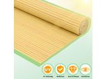 Jayseuw Pvc Privacy Schermo Mat Privacy Recinzione Balcone Frangivento Privacy Schermo Per Recinzione Bambù 100X700Cm