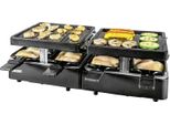 Unold Raclette Allungabile 8 Persone Nero Schwarz 48755