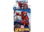 Spiderman Kleinkind Bettbezug City - 100 X 135 Cm - Baumwolle
