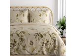 Eurofirany Biancheria Da Letto In Raso 220X200 Primavera 38 Beige Floreale NEW24