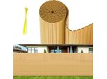 Clanmacy Pvc Privacy Schermo Mat Privacy Recinzione Balcone Frangivento Privacy Schermo Per Recinzione Bambù 90X800Cm