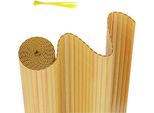 Clanmacy Pvc Privacy Schermo Mat Privacy Recinzione Balcone Frangivento Privacy Schermo Per Recinzione Bambù 140X700Cm