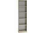 Scaffale "Onix"" Con Vani A Giorno In Rovere Sonoma, 40 X 30 X 182 Cm"