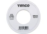 Timco - Nastro Sigillante Per Filettature In Ptfe (Dimensioni 12 M X 12 Mm - 2 Pezzi)