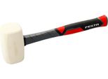 Bastone Di Gomma Bianco Festa 600G Manico Fiberglass