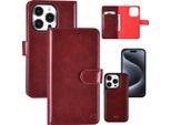 Uniq Accessory Custodia A Libro Per Iphone 15 Pro - Portacarte - Rosso