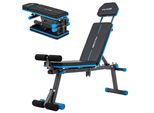 Thunder® Woxic - Panca Da Allenamento, Schienale Regolabile | Panca Piana E Panca Inclinata | Capacità Di Carico Fino A 150 Kg | Compatta E Pieghevole
