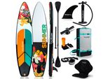 Thunder® | Nox 320 | Tavola Da Sup Gonfiabile | 320 Cm | Incluso Sedile Da Kayak | Set Completo Di Zaino E Accessori | 15 Psi