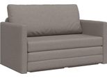 Vidaxl Divano Letto 110Cm Tessuto Taupe