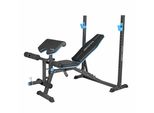 Panca Pesi Thunder® Croul Con Rack Per Bilanciere, Panca Da Allenamento Regolabile Per Panca Piana, Capacità Di Carico Fino A 240 Kg