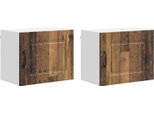 Syfax™ Mobile Da Cucina Kalmar 2 Pcs Legno Vecchio 50 X 31 X 40 Cm