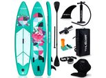 Thunder® | Flami 320 | Tavola Sup Gonfiabile | 320×75×15 Cm | Set Con Sedile Da Kayak, Zaino, Pompa A Doppio Sollevamento, Pagaia | 15 Psi