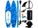 Thunder® | Nion 320 | Tavola Sup Gonfiabile | 320×75×15 Cm | Set Con Sedile Da Kayak, Zaino, Pompa A Doppio Sollevamento, Pagaia | 15 Psi