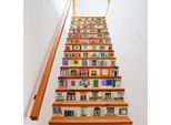 Miico 13Pcs/Set Finestra Modelli Creativi Scala Adesivi Home Decor Pittura Murale Decalcomanie Murali Rimovibili