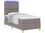 Syfax™ Letto A Sorgente Led Con Materasso Talpa 100 X 200 Cm Tessuto
