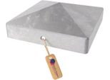 Gezu Impex Tappo Per Pali Zincato A Caldo 91 X 91 Mm Tappi Per Pali Protezione Del Legno