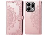 Oppo Find X9 Sleeve - Pelle Finta - Flip Cover Imoshion - Oro Rosa