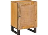 Syfax™ Mobile Da Bagno Marrone 38 X 33 X 58 Cm Legno Di Mango Massello