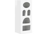 Syfax™ Credenza Bianco Lucido 40 X 35 X 100,5 Cm Legno Multistrato