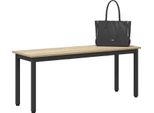 Syfax™ Panchina Sonoma 110 X 35 X 45 Cm Legno Multistrato