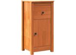 Syfax™ Credenza Marrone Cerato 39 X 34,5 X 80 Cm Pino Massello