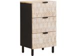 Syfax™ Credenza Con Cassetto Finitura Bianco Lavato 40 X 33 X 75 Cm