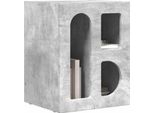 Syfax™ Comodino Grigio Cemento 40 X 35 X 50 Cm Legno Multistrato