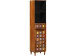 Syfax™ Mobile Da Bagno Con Cassetto Con Porta Noce 38 X 33 X 160 Cm