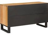 Syfax™ Mobile Tv Marrone 80 X 33 X 46 Cm Legno Di Mango Massello