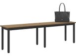 Syfax™ Panchina Rovere Artigianale 160 X 35 X 45 Cm Legno Multistrato