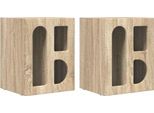 Syfax™ Comodino 2 Pcs Rovere Sonoma 40 X 35 X 50 Cm Legno Multistrato