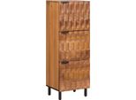 Syfax™ Credenza Con Porta Finitura Marrone Acacia 40 X 33 X 110 Cm