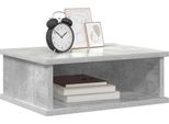 Syfax™ Comodino 2 Pcs Grigio Cemento 40 X 31 X 15 Cm Legno Multistrato