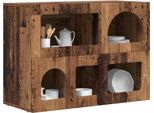 Syfax™ Credenza Legno Vecchio 80.5 X 35 X 59 Cm Legno Multistrato