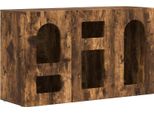 Syfax™ Credenza Rovere Fumé 100 X 35 X 59 Cm Legno Multistrato
