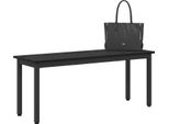 Syfax™ Panchina Rovere Nero 110 X 35 X 45 Cm Legno Multistrato