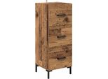 Syfax™ Credenza Legno Vecchio 34,5 X 34 X 90 Cm Legno Multistrato