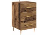 Syfax™ Armadio Da Notte Con Cassetto Legno Vecchio 40 X 40 X 66 Cm