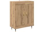 Syfax™ Credenza Rovere Artigianale 69,5 X 34 X 90 Cm Legno Multistrato
