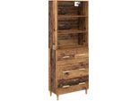 Syfax™ Credenza Legno Vecchio 69,5 X 32,5 X 180 Cm Legno Multistrato