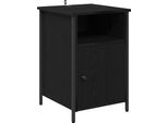 Syfax™ Armadio Da Notte Rovere Nero 40 X 42 X 60 Cm Legno Multistrato