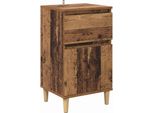 Syfax™ Armadio Da Notte Con Cassetto Legno Vecchio 40 X 35 X 70 Cm