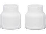 2Pcs Tig Welding Cups White Ceramic Welding Torch Cup Ceramic Nozzle Accessory Kit For Db Sr Wp 9 20 25