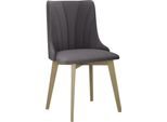 Sedia Da Pranzo Imbottita Afton 10 - Rovere Sonoma / Antracite