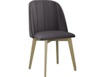 Sedia Da Pranzo Imbottita Afton 3 - Rovere Sonoma / Antracite